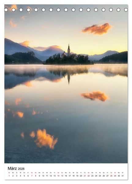Produktbild: Fernweh Europa (Tischkalender 2026 DIN A5 hoch), CALVENDO Monatskalender