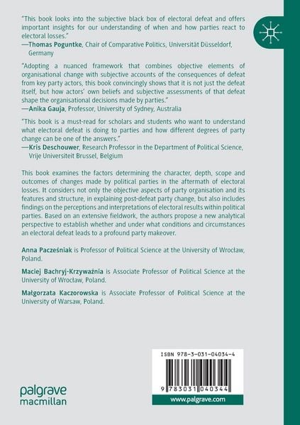 Produktbild: Electoral Defeat and Party Change