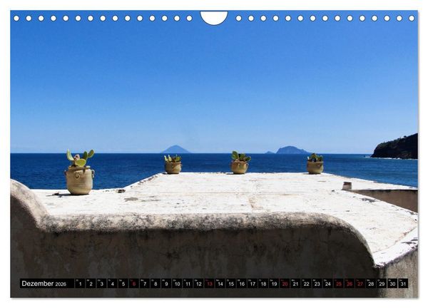Produktbild: &Auml;olische Inseln (Wandkalender 2026 DIN A4 quer), CALVENDO Monatskalender