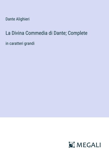 Produktbild: La Divina Commedia di Dante; Complete