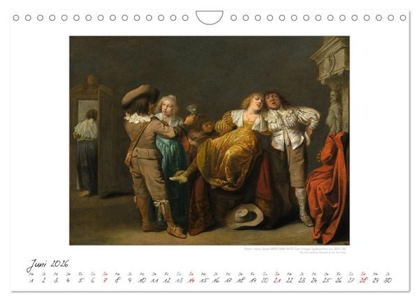 Produktbild: Party Time - Das Fest in der Kunst Kunstkalender (Wandkalender 2026 DIN A4 quer), CALVENDO Monatskalender