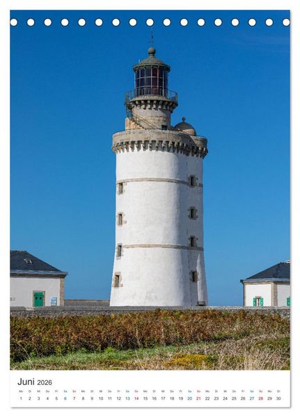 Produktbild: Leuchtturm-Legenden im Westen der Bretagne (Tischkalender 2026 DIN A5 hoch), CALVENDO Monatskalender