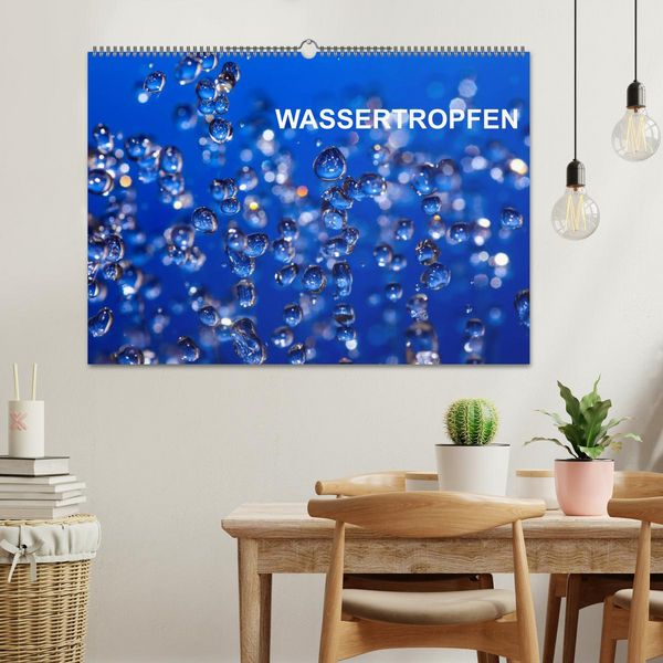 Produktbild: Wassertropfen (Wandkalender 2026 DIN A2 quer), CALVENDO Monatskalender