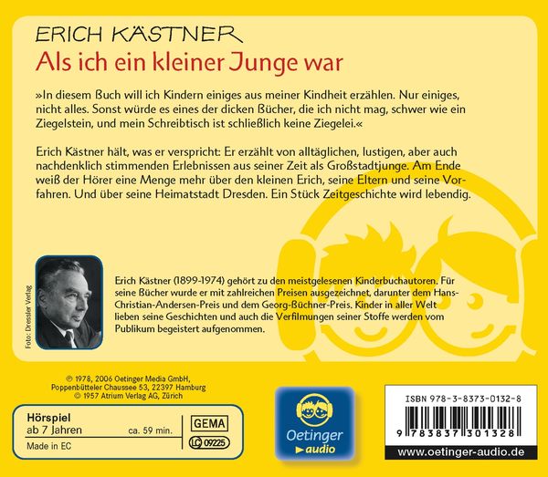 Produktbild: Als ich ein kleiner Junge war