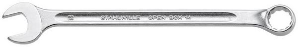 Produktbild: Ringmaulschl&uuml;ssel OPEN-BOX 14 SW 17mm L.240mm Form B CR-A-STA STAHLWILLE