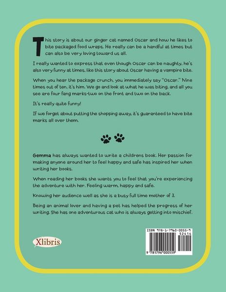 Produktbild: Oscar, Our Naughty Ginger Cat in Vampire Bite