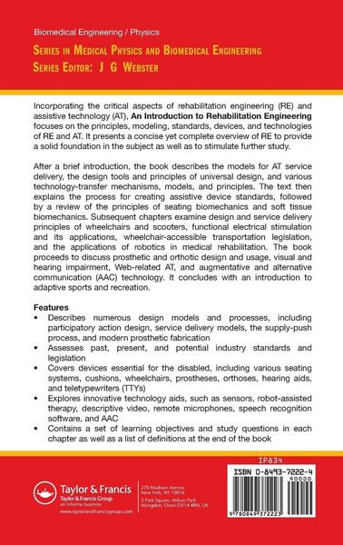 Produktbild: An Introduction to Rehabilitation Engineering
