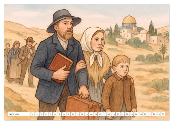 Produktbild: Selma Lagerl&ouml;f (hochwertiger Premium Wandkalender 2026 DIN A2 quer), Kunstdruck in Hochglanz