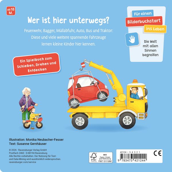 Produktbild: Alles, was R&auml;der hat - Fahrzeuge-Spielbuch mit Klappen, Drehscheiben, Schiebern