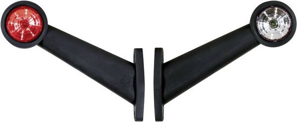 Produktbild: Fristom Umriss-Markierungsleuchte Markierungsleuchte rechts, links 12 V, 24V Rot, Wei&szlig;