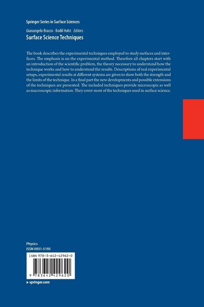 Produktbild: Surface Science Techniques
