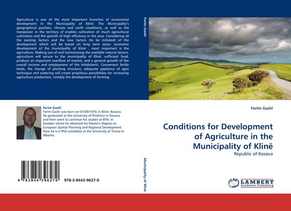 Produktbild: Conditions for Development of Agriculture in the Municipality of Klin&euml;