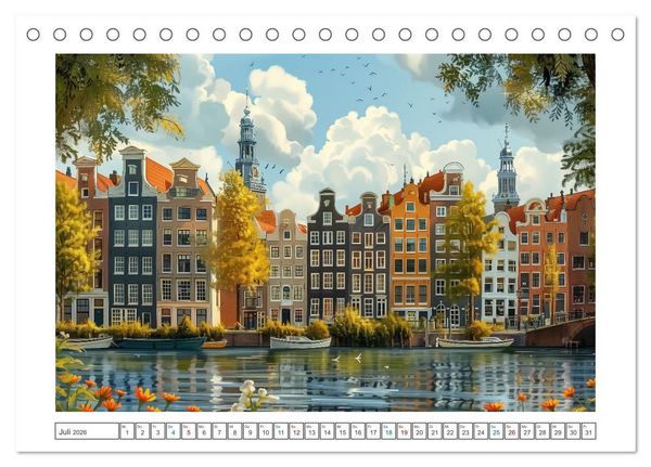 Produktbild: Reisest&auml;dte Europas (Tischkalender 2026 DIN A5 quer), CALVENDO Monatskalender
