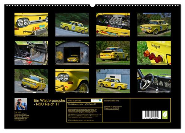 Produktbild: Ein W&auml;lderporsche - NSU Reich TT (hochwertiger Premium Wandkalender 2027 DIN A2 quer), Kunstdruck in Hochglanz