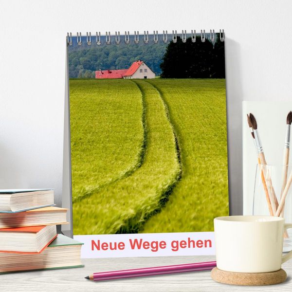 Produktbild: Neue Wege gehen (Tischkalender 2026 DIN A5 hoch), CALVENDO Monatskalender