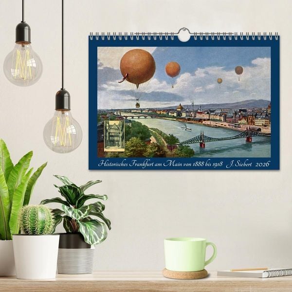 Produktbild: Historisches Frankfurt am Main von 1888 bis 1918 (Wandkalender 2026 DIN A4 quer), CALVENDO Monatskalender