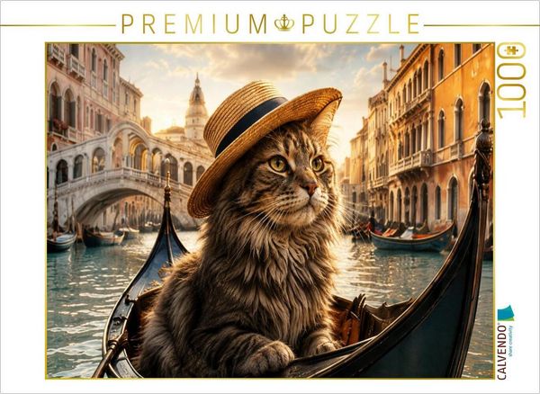 CALVENDO Puzzle Reise nach Venedig | 1000 Teile Lege-Größe 64 × 48 cm Foto-Puzzle für glückliche Stunden