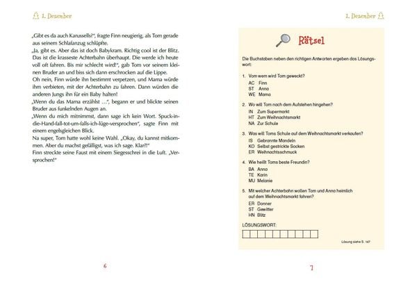 Produktbild: Drei Weihnachtsdetektive auf heißer Spur. Ein Krimi-Adventskalender mit 24 Rätseln