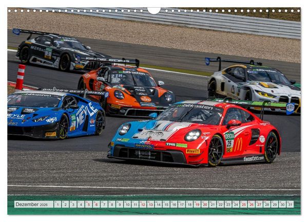 Produktbild: Super Sportwagen aus Zuffenhausen beim GT MASTERS (Wandkalender 2026 DIN A3 quer), CALVENDO Monatskalender
