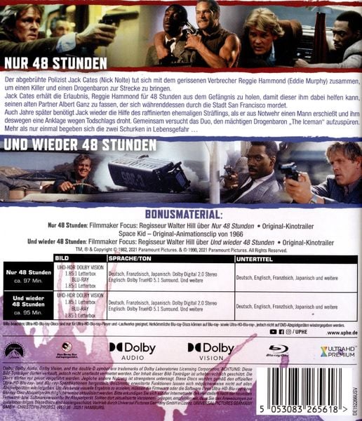 Produktbild: Nur 48 Stunden & Und wieder 48 Stunden (2 4K Ultra HDs) (+ 2 Blu-rays)