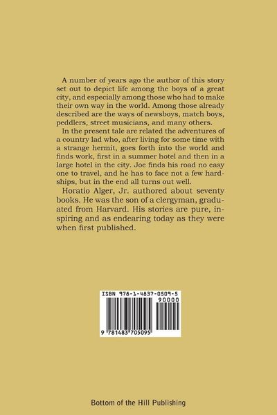 Produktbild: Joe the Hotel Boy; Or, Winning Out by Pluck