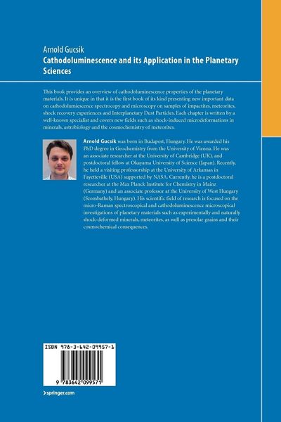 Produktbild: Cathodoluminescence and its Application in the Planetary Sciences