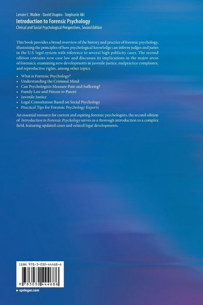Produktbild: Introduction to Forensic Psychology