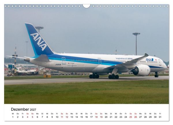 Produktbild: Boeing 787 Kalender (Wandkalender 2027 DIN A3 quer), CALVENDO Monatskalender