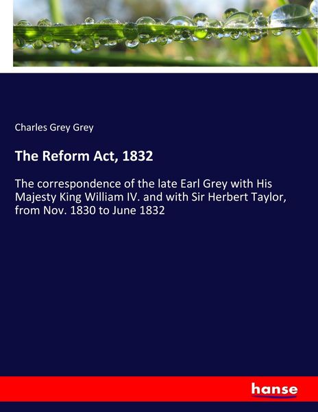 Produktbild: The Reform Act, 1832