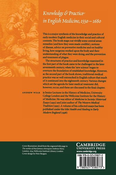 Produktbild: Knowledge and Practice in English Medicine, 1550-1680