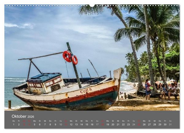 Produktbild: Brasilien 2026 abseits von Rio (hochwertiger Premium Wandkalender 2026 DIN A2 quer), Kunstdruck in Hochglanz