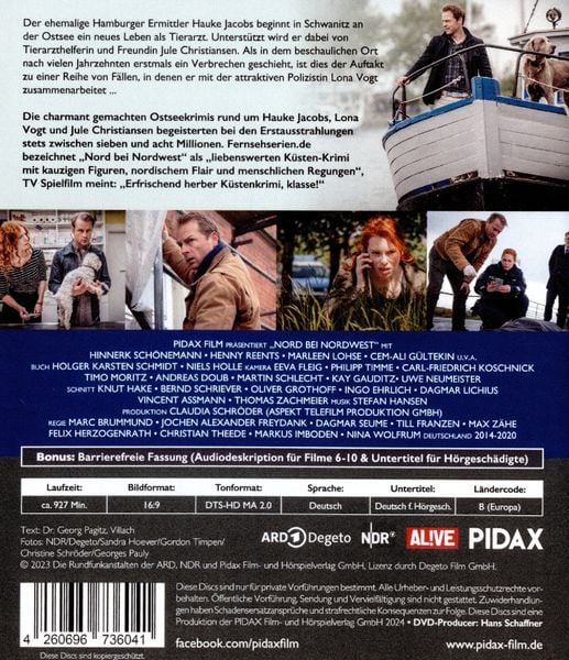 Produktbild: Nord bei Nordwest - Collection 1 / Die ersten 10 Spielfilmfolgen der erfolgreichen K&uuml;stenkrimi-Reihe in brillanter HD-Qualit&auml;t [2 BRs]