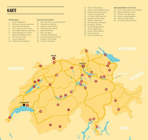 Produktbild: Badewandern Schweiz