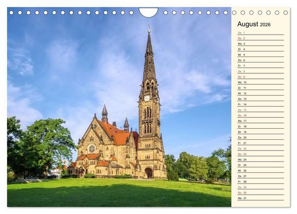 Produktbild: Dresden - Wundersch&ouml;nes Elbflorenz (Wandkalender 2026 DIN A4 quer), CALVENDO Monatskalender