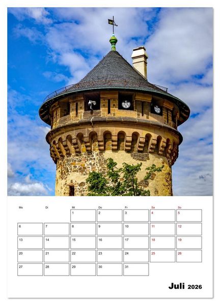 Produktbild: Schloss Wernigerode - Terminplaner (Wandkalender 2026 DIN A4 hoch), CALVENDO Monatskalender