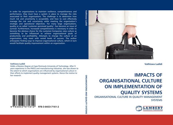 Produktbild: Impacts Of Organisational Culture On Implementation Of Quality Systems