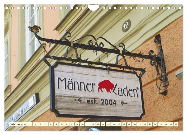 Produktbild: Unterwegs in Landshut (Wandkalender 2026 DIN A4 quer), CALVENDO Monatskalender