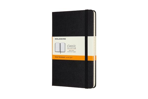 Produktbild: Moleskine Notizbuch Medium, Liniert, Schwarz