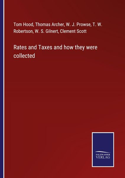 Produktbild: Rates and Taxes and how they were collected