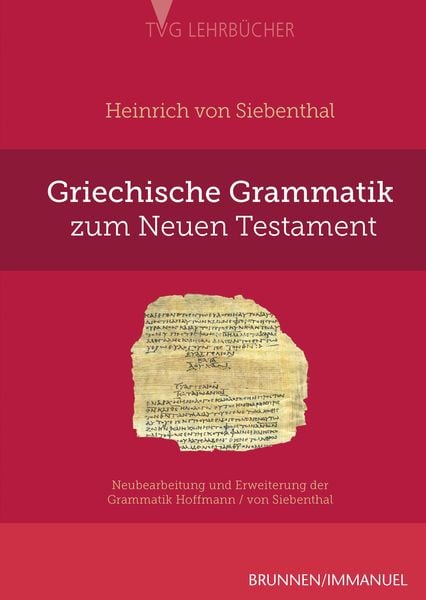 Produktbild: Griechische Grammatik zum Neuen Testament