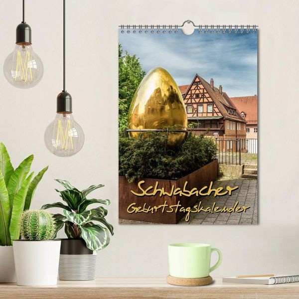 Produktbild: Schwabach Geburtstagskalender (Wandkalender 2026 DIN A4 hoch), CALVENDO Monatskalender