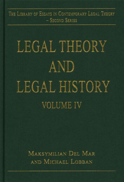 Produktbild: Legal Theory and Legal History
