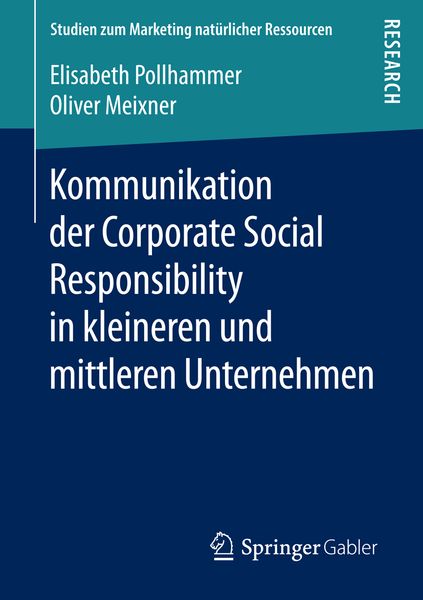Produktbild: Kommunikation der Corporate Social Responsibility in kleineren und mittleren Unternehmen