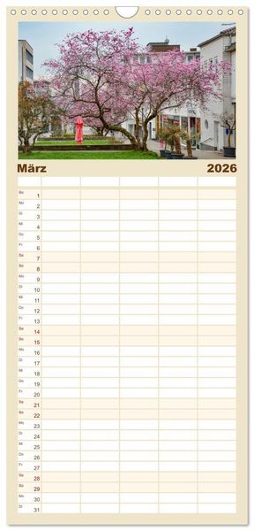 Produktbild: Familienplaner 2026 - Kassel - Morgenlicht mit 5 Spalten (Wandkalender, 21 x 45 cm) CALVENDO