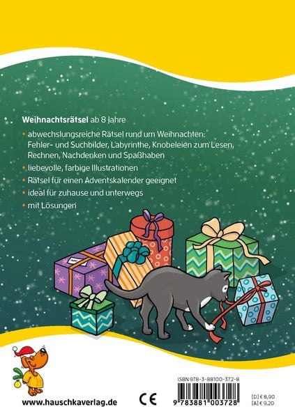 Produktbild: Weihnachtsr&auml;tsel &ndash; R&auml;tselblock ab 8 Jahre