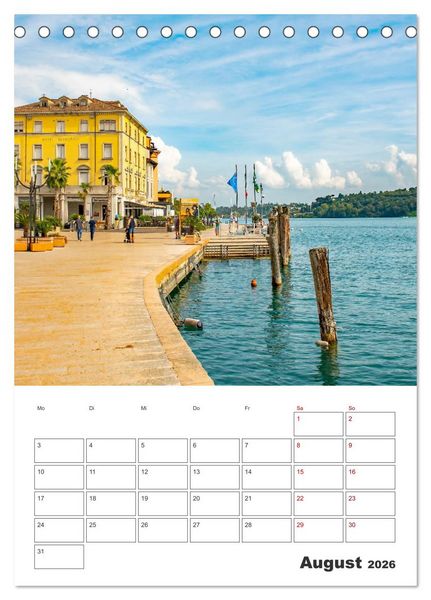 Produktbild: Salo am Gardasee - Reiseplaner (Tischkalender 2026 DIN A5 hoch), CALVENDO Monatskalender