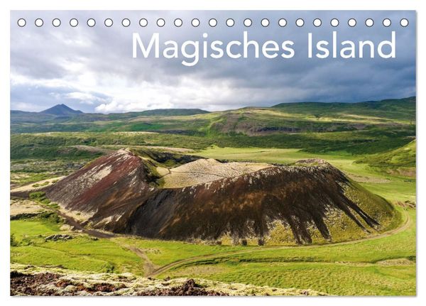 Magisches Island (Tischkalender 2025 DIN A5 quer), CALVENDO Monatskalender