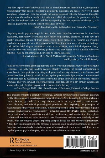 Produktbild: Manual of Panic Focused Psychodynamic Psychotherapy - eXtended Range
