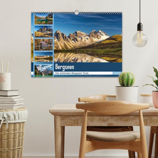 Produktbild: Tiroler Bergseen (Wandkalender 2026 DIN A3 quer), CALVENDO Monatskalender