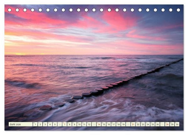 Produktbild: Ostsee - Impressionen (Tischkalender 2026 DIN A5 quer), CALVENDO Monatskalender
